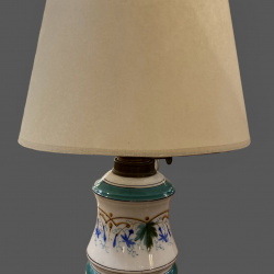 Lampada ceramica decorata h. cm36