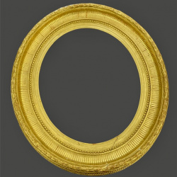 Cornice ovale oro zecchino cm 60x54