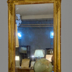Specchiera dorata oro zecchino cm 60x93