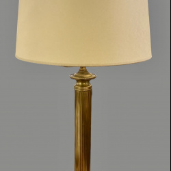 Lampada ottone e marmo h. cm 60