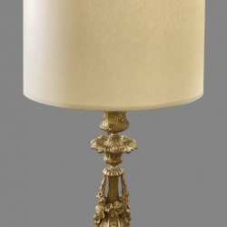 Lampada bronzo da candeliere '800 h. cm53